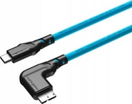 Kabel Usb Eaton Kabel Fotograficzny Mathorn Mtc-531 5M 10Gbps Usb C - Microb 90° Arcticblue