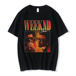 SQBB The Weeknd 2.0 90-talets vintage grafiska tryck dam T-shirt sommar casual kortärmad tröja Harajuku toppar kvinnlig T-shirt söt tecknad film rosa XL