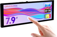 7.9inch IPS Panel with Capacitive Touch Control Panel Compatible with Raspberry Pi 4B/3B+/3A+ 400×1280 Resolution DSI Interface LCD.[G610]