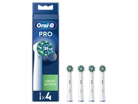 Oral-B Pro Cross Action Ersättningsborsthuvuden 4 St