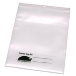 Snigel Plastpåse A6 med ziplock - 10 pack 15 x 8 cm