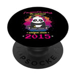 Né en 2015 Anniversaire Fun Panda Gaming Unlock The Next Level PopSockets PopGrip Adhésif