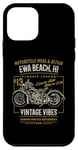 Coque pour iPhone 12 mini Ewa Beach Hawaï USA Retro Distressed Moto Design