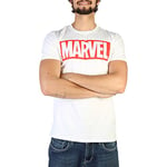 MARVEL Men's Rfmts327 T Shirt, White, XL UK