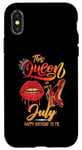 iPhone X/XS Womens This QUEEN Was Born In July Happy Birthday Case