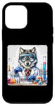 Coque pour iPhone 12 mini Wolf Conducting Science Experiment In Lab