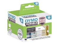 Dymo Dymo Etiketter Plast Hvit