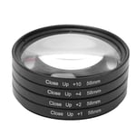 New 58mm Macro Close Up +1 +2 +4 +10 Lens Filter Kit For Canon Nikon Sony Tamron