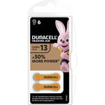 Duracell 13AC Hörapparatbatterier ZA 13 Zink-luft 290