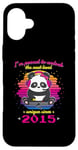 Coque pour iPhone 16 Plus Né en 2015 Anniversaire Fun Panda Gaming Unlock The Next Level