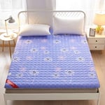 Japanese Foldable Mattress, Soft Futon Floor Mat,portable Camping Mattress Kids Sleeping Pad Foldable Roll Up Floor Lounger Couch Bed,for Dormitory Living Room,thickness 6cm,D,180x200cm