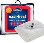 Silentnight Easi Heat Single Electric Blanket – Heated Underblanket with Full –