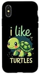 iPhone X/XS I Like TURTLES Cartoon Turtle Case