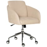 Ergonomisk Beige Kontorsstol med Smart Touch