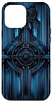 iPhone 12 Pro Max Art Blue Futuristic Cyberpunk Abstract art Case