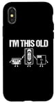 Coque pour iPhone X/XS I'm This Old (Cassette, VHS, Floppy Disk) - Funny 80s Novelty