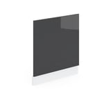 Vicco - Façade de lave-vaisselle "R-Line" 60cm Anthracite brillant/Blanc