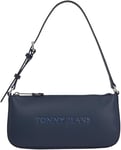 Tommy Jeans Sac à Bandoulière Femme Shoulder Bag avec Fermeture Éclair, Bleu (Dark Night Navy), Taille Unique