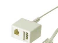 Goobay Rj-45/Tae N + Rj-11 Adapter, Rj-45, Tae (N) + Rj-11, Vit