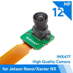 Arducam MINI High Quality Camera with M12 mount lens for Jetson Nano and Xavier NX, 12.3MP 1/2.3 Inch IMX477 HQ Camera Module