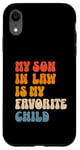 Coque pour iPhone XR Mon beau-fils est mon enfant préféré Humour familial drôle