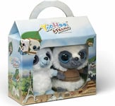 Aurora YOOHOO & FRIENDS 2 x 5" Soft Toys AROUND THE WORLD POLAR Carry Handle Box