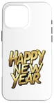 Coque pour iPhone 16 Pro Max Happy New Year Party 2025 Famille Nouvel An 2025