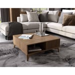 Portmore - table basse - bois - 80 cm - bois