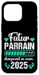 Coque pour iPhone 16 Pro Futur Parrain 2025 Humour Annonce Naissance Grossesse Cadeau