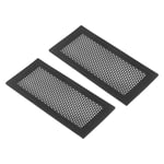 (Black)Baby Safe Air Vent Covers Bug Repellent Air Vent Silicone 2 Pack Safe Air