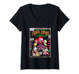 Womens Killer Klowns from Outer Space Klown System Retro Poster V-Neck T-Shirt