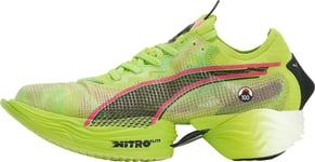 Puma Fast-R Nitro Elite 2 Mens Running Shoes Green Carbon Plated Racing Trainers