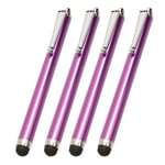 4st högkänslig kapacitiv Stylus Penna Universal Touch Screen Penna Rosa