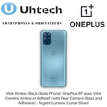 Vitre Arrière (Back Glass Phone) OnePlus 8T - Argent Lunaire (Lunar Silver)