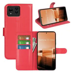 Asus Zenfone 11 Ultra      Pu Wallet Case    [Red]