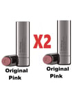 X2 Perricone MD No Makeup Lipstick Original Pink Shade SET Boxed OFFER see below