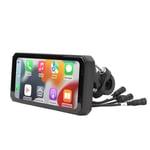 New 6.25 Inch Screen Motorcycle Dash Cam 1440P Front Rear Driving Recorder