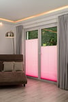 Khome K-Home Store plissé Klemmfix en Polyester, Rose, 70 x 210 cm