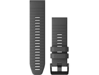 Garmin Quickfit 26 - Armband Für Smartwatch, Gps-Uhr - Slate Gray - Für D2, Enduro, Fenix 5X, 6X, Fenix 6X, Quatix 6X, Tactix Delta, Delta - Solar Edition