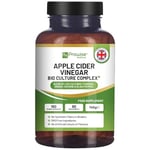 Apple Cider Vinegar Capsules Bio Cultures Complex 1300mg - 180 Capsules I Made in UK by Prowise Healthcare