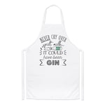 Never Cry Over Spilt Milk It Could Have Been Gin Chefs Apron Joke Cooking Baking