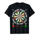 Funny Christmas Darts 'Jingle Bulls All The Way' Xmas T-Shirt