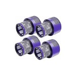 4-pack v10 filter för dyson dammsugare, 4-pack ersättningsfilter för dyson v10, v10 absolute, v