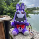 Fem Nätter Hos Freddy Fnaf Söta Plyschleksaker Speldocka 18 Cm Bonnie Bear Foxy Cartoon Stoppade Dockor Freddy Leksaker För Barnpresenter [DB] 28cm Skeleton Purple Rabbit