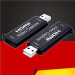 Carte D'acquisition Hdmi 4k 1080p Usb 2.0,Pour Enregistrement Audio Et Vidéo,Appareil De Capture De Jeu,Streaming En Direct Hd,Pour Pc Ps3/4 Xbox One