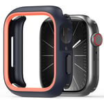 DUX DUCIS Apple Watch Series 9 41 mm kuori - keskiyö ja oranssi