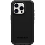 Otterbox iPhone 15 Pro Defender XT Riktigt stöttåligt MagSafe-skal, svart