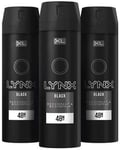 Lynx Black 48 Hours of Odour-Busting Zinc Tech Deodorant Bodyspray Deodorant to