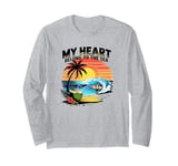 My Heart Belong To The Sea Beach Lifestyle Long Sleeve T-Shirt