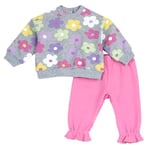 Chicco, Tenue Gym Fille, Ensemble avec Pantalon Enfant Confortable et Pull, en Tissu Doux Lavable en Machine, Vêtements Bébé Fille et Fille, Conçu en Italie